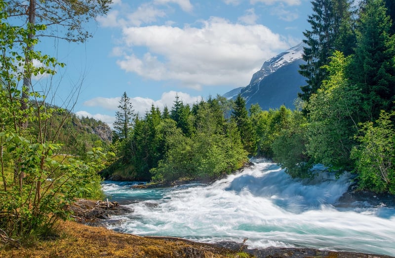 Waterfall Fantasy Landscape
